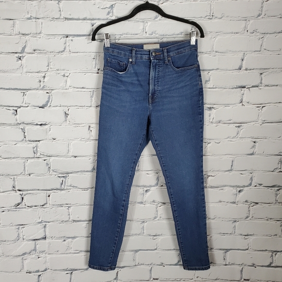 Everlane Denim - Everlane High Rise Skinny Blue Jeans